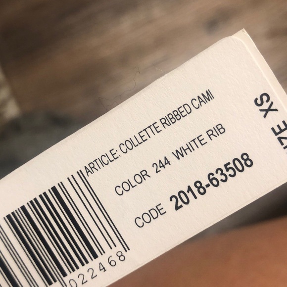 Collette Ribbed Cami - Picture 4 of 7